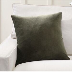 Olive Green Throw Pillow cover